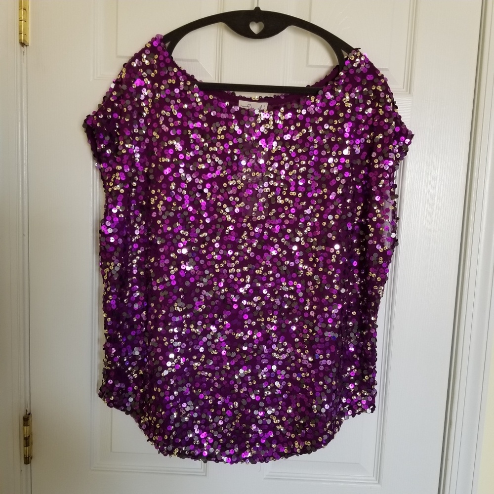 Victoria's Secret Ludi Sequin top Size large.
